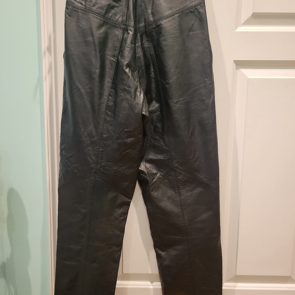 VINTAGE CAYENNE LEATHER HIGH RISE PANTS - Picture 11 of 11